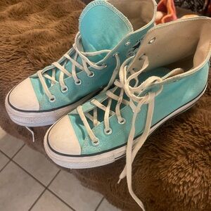 Converse Women's Turquoise High-Top Sneakers